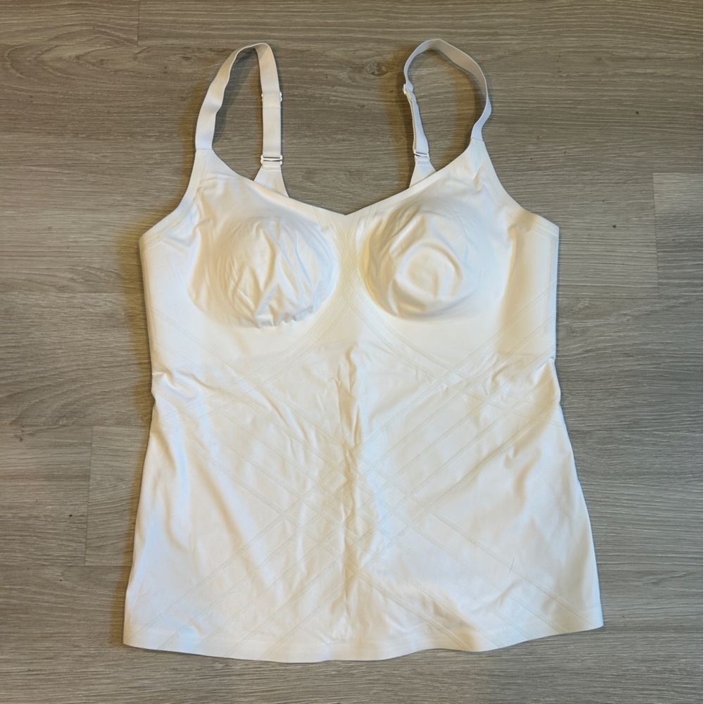 HoneyLove White Silhouette Camisole - 2X